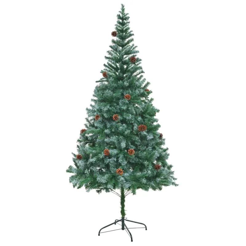 artificiale Weihnachtsbaum mit Tannenzapfen 210 cm
