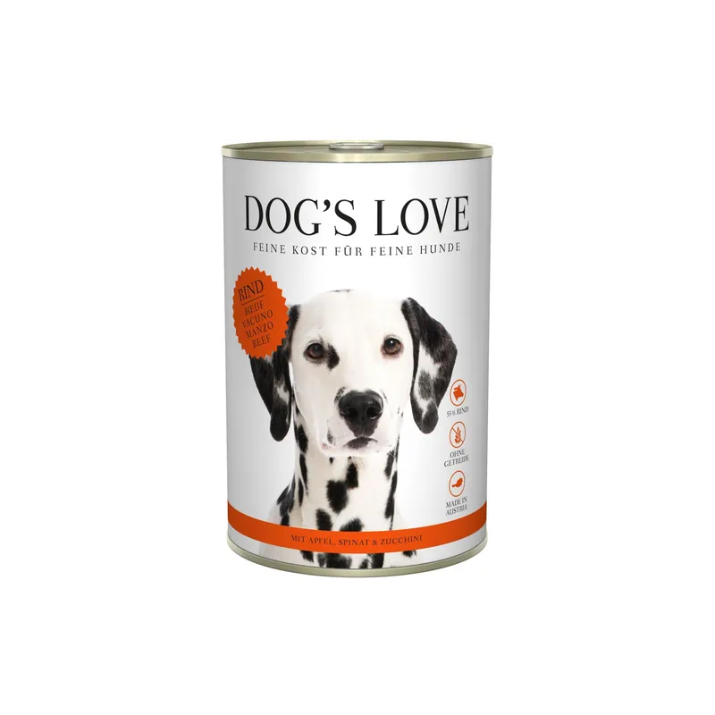 Dog's Love Alimento umido Adulto Manzo, 400 g