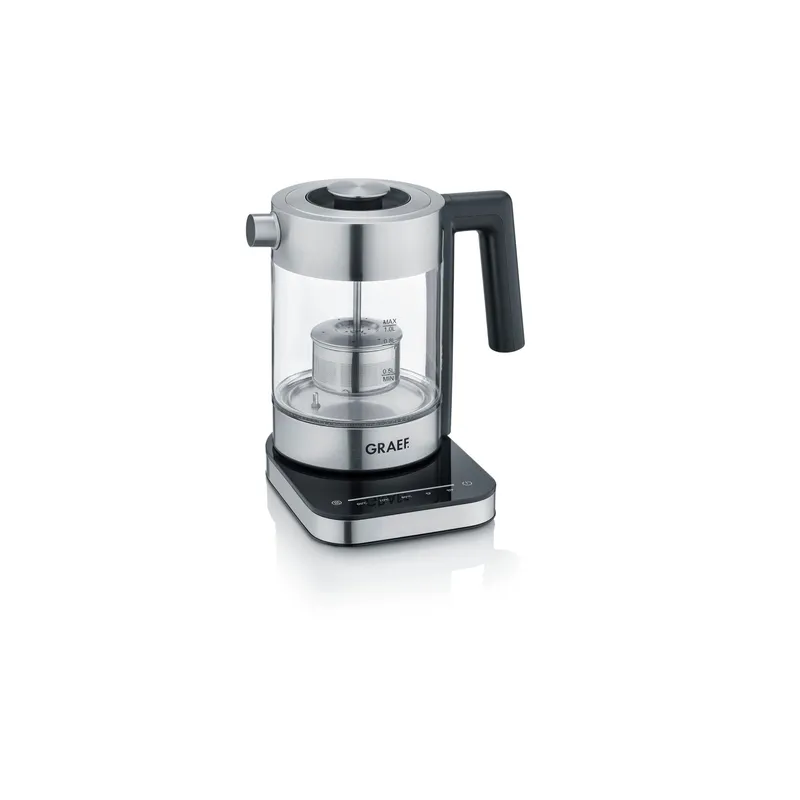 Graef Wasserkocher WK 350, 1 l, Edelstahl/transparent
