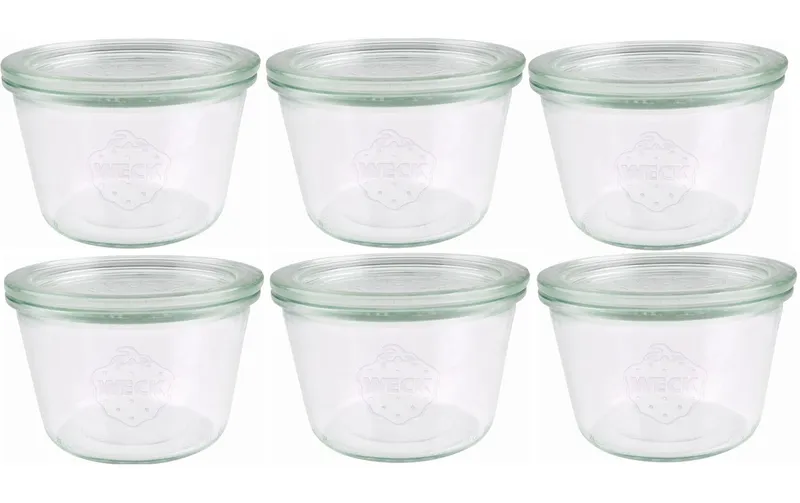 Weck Einmachglas 370 ml, 6 pieces