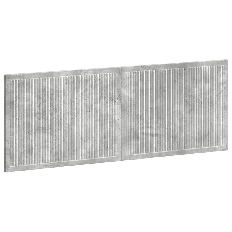 Tête de lit murale EDE Gris béton Bois d'ingénierie