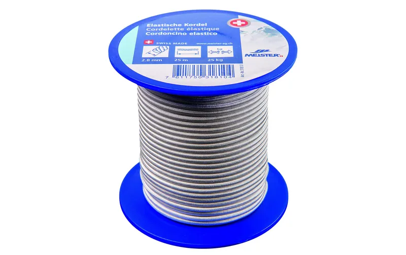 Meister Gummi-Spannseil Ø 2,8 mm, 25 m, 25 kg, blanc