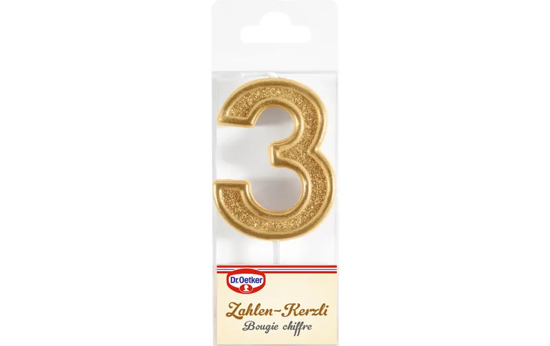 Dr.Oetker Zahlenkerze 3 1 pieces