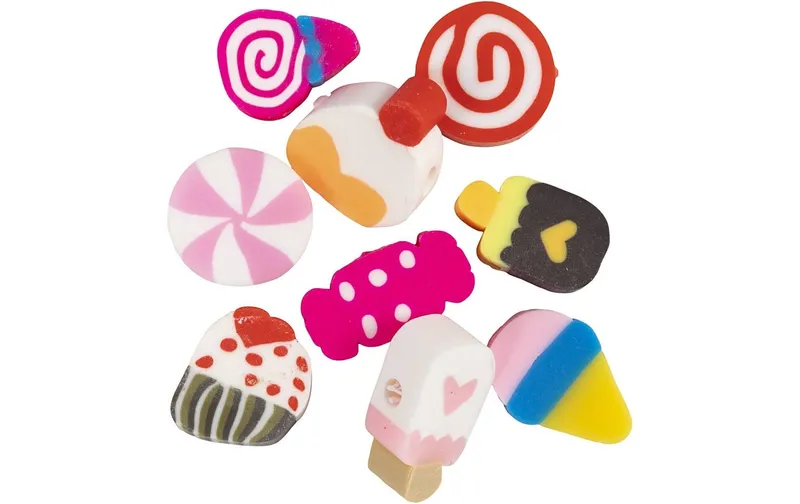 Creativ Company Perlen Ton Figurperlen 200 pieces, Süssigkeiten