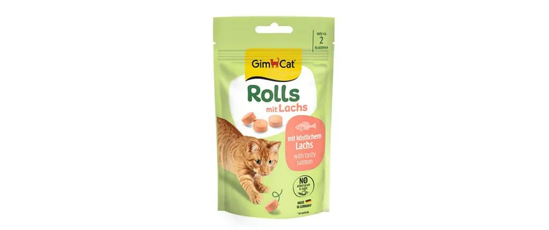 Gimpet Katzen-Snack Rolls mit Lachs 40 g