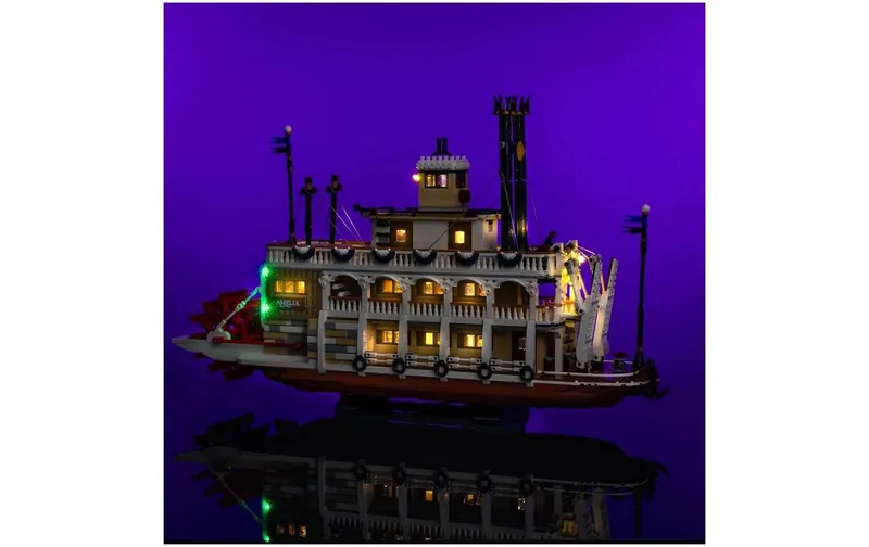 Light My Bricks LED-Licht-Set for LEGO® 21356 Flussraddampfer
