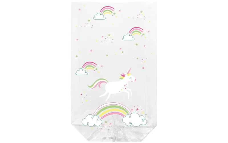 brown + Company Geschenktüte Einhorn multicolour, 11,5 x 19 cm