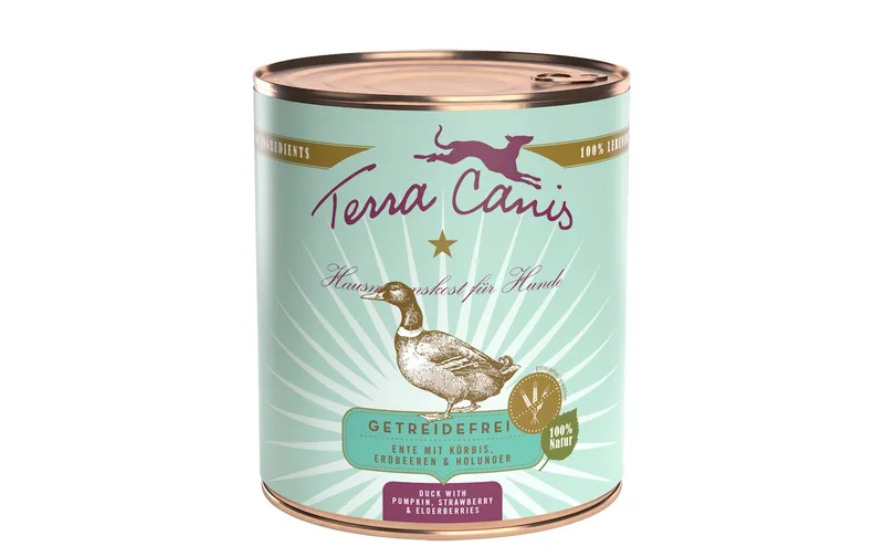 Terra Canis Nassfutter Getreidefrei Ente, 800 g