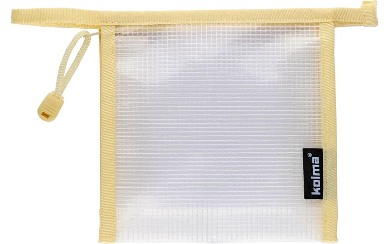 Kolma Etui Mesh Bag, Créme, 15 x 15 cm