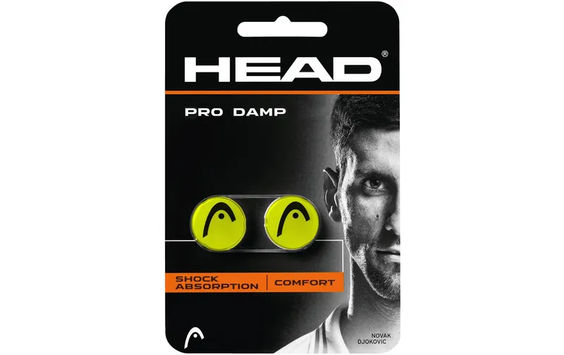 HEAD Tennis Dämpfer Pro 2er-Pack, Gelb