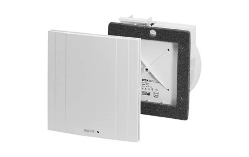 Helios Ventilatoreinsatz with Fassade and Nachlauf VEZ100, white