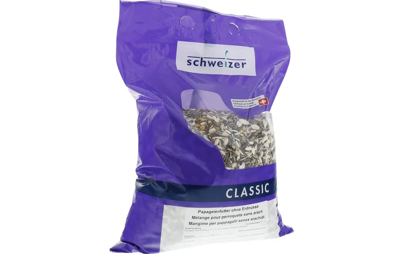 Eric Schweizer Ziervogelfutter Papageienfutter ohne Erdnüsse, 4 kg