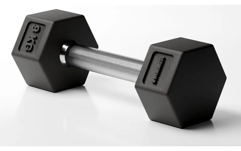 HAMMER Kurzhantel Hexagon PRO 1 x 9 kg