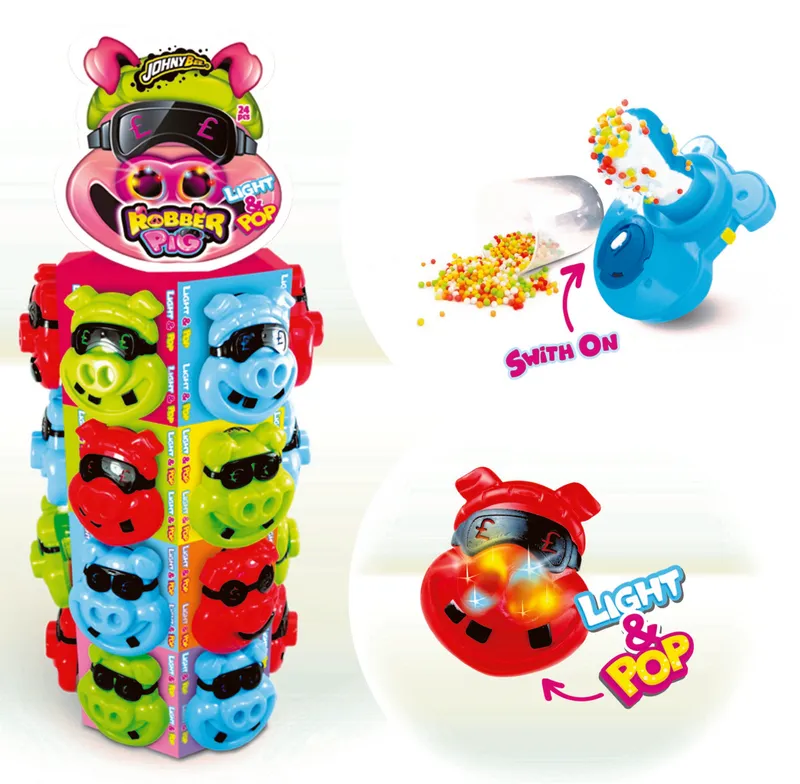 Johny Bee Robber Pig Lollipop