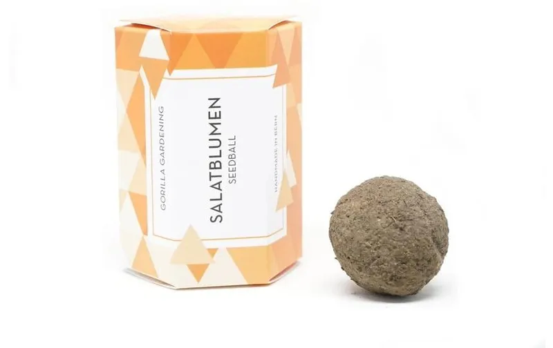 Gorilla Gardening Salatblumen Seedball einzeln