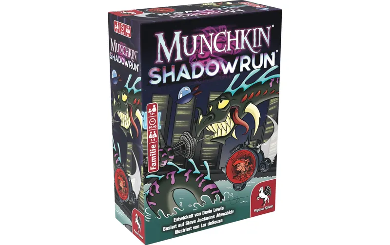 Pegasus Spiele Kartenspiel Munchkin Shadowrun -DE