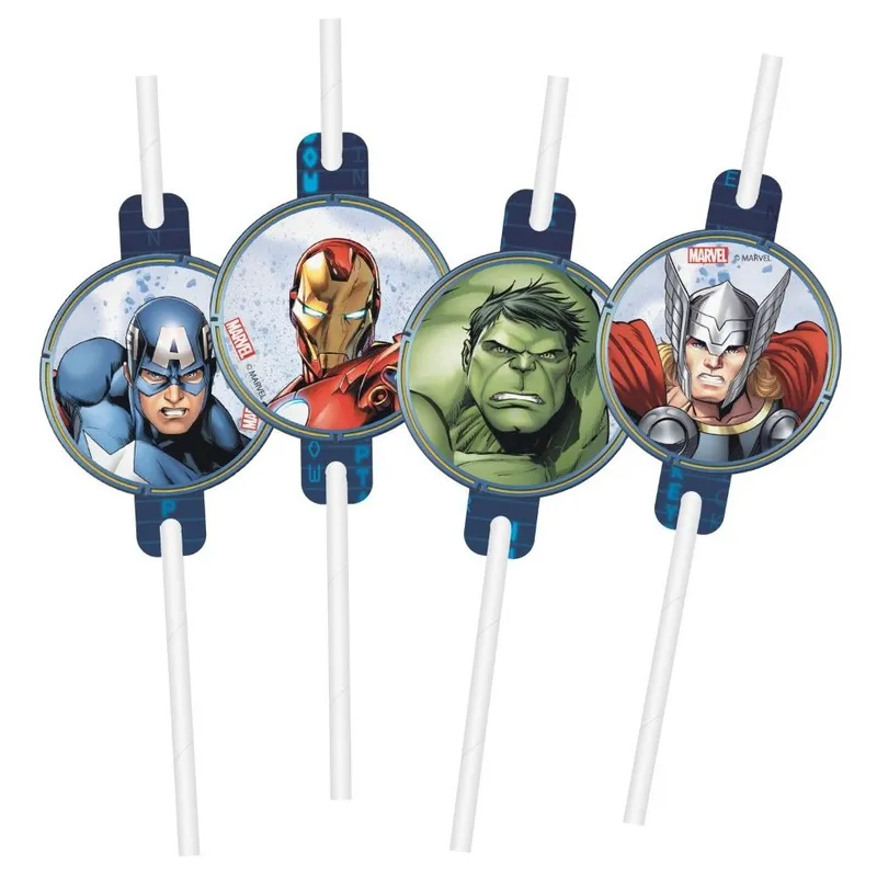 Party Trinkhalme Avengers