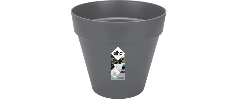 Elho Pflanzentopf Loft Urban Rund 30 cm noir