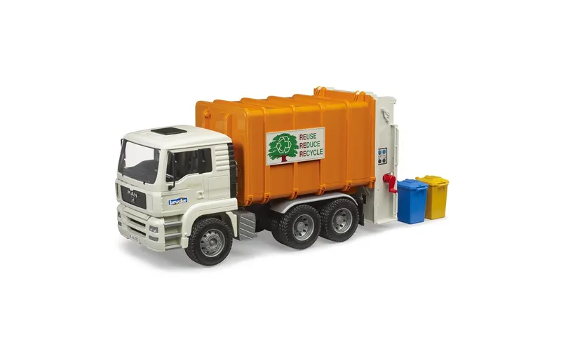 Bruder Spielwaren Hecklader Müll-LKW MAN TGA
