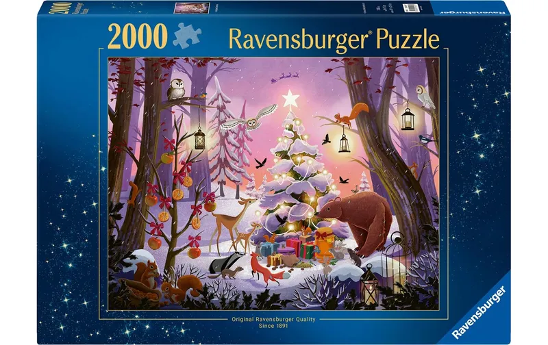 Ravensburger Puzzle Noël dans la forêt 2000 Teile, Softclick