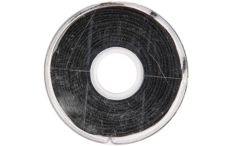 Rico Design Kordelband Makramee 1 mm x 10 m, noir