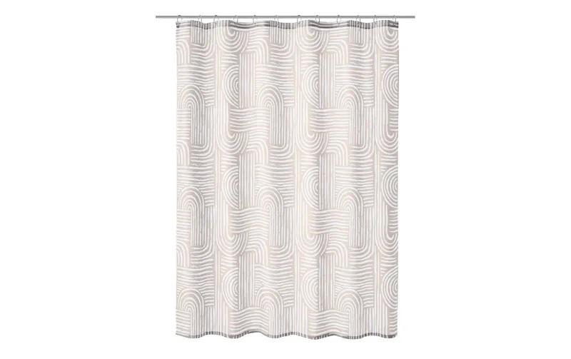 Kleine Wolke Duschvorhang Linja 180 x 200 cm, Cream