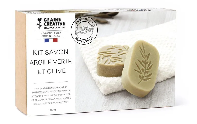 Graine Créative Graine Créative Seifen DIY Kit Olive & Ton