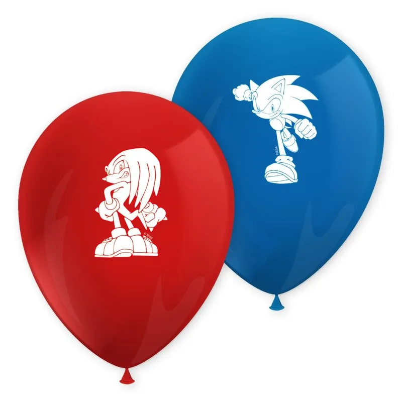 Gummiballone Sonic 8 Stk.