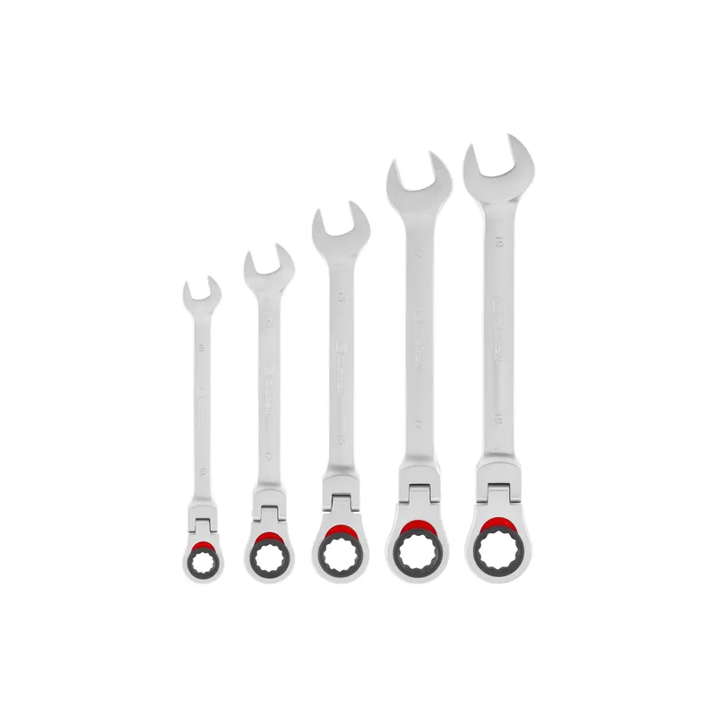 Einhell Gabel-Ring-Ratschenschlüssel-Set flexibel, 5-teilig 10-19mm