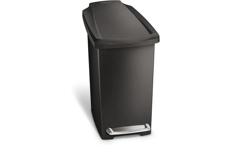 Simplehuman Treteimer Slim Step Can 10 l noir