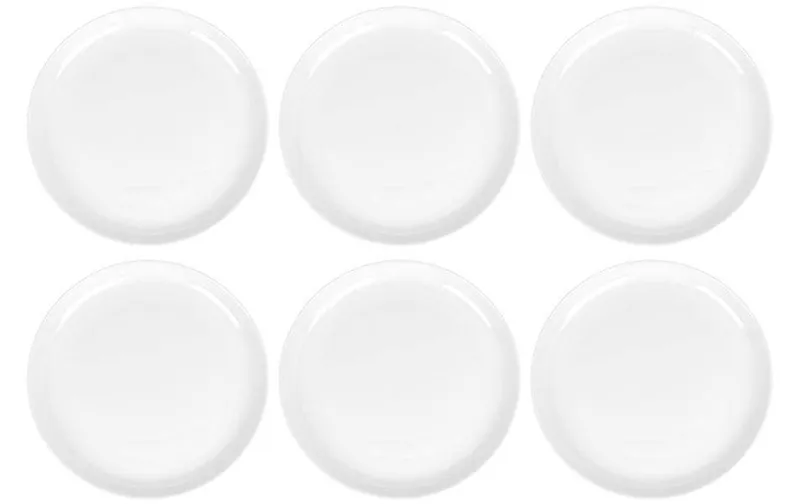 FURBER Frühstücks- & Dessertteller Ø 21 cm, 6 pieces, white