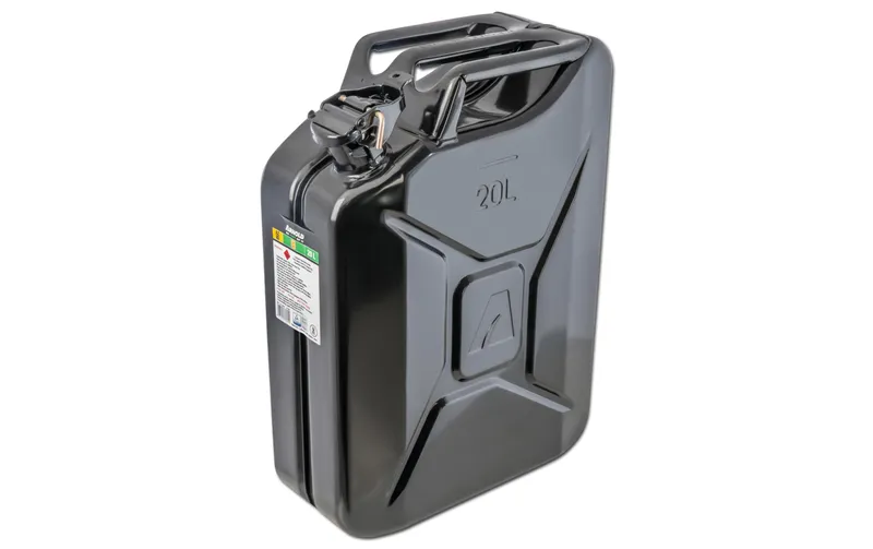 Arnold Benzinkanister 20 l Metall, Schwarz
