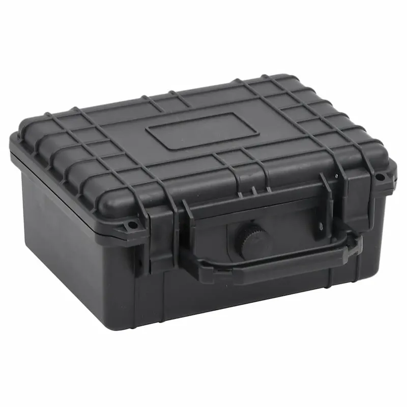 Flugkoffer Tragbar Schwarz 24x19x11 cm PP