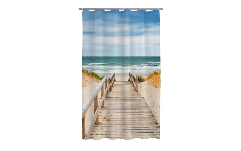 Ridder Duschvorhang Nordsee 180 x 200 cm, multicolore