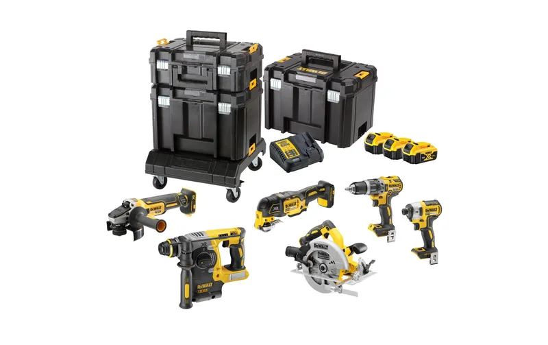 DEWALT Akku-Maschinen Set 18 V avec 3 Batterien 5.0 Ah DCK685P3T-QW