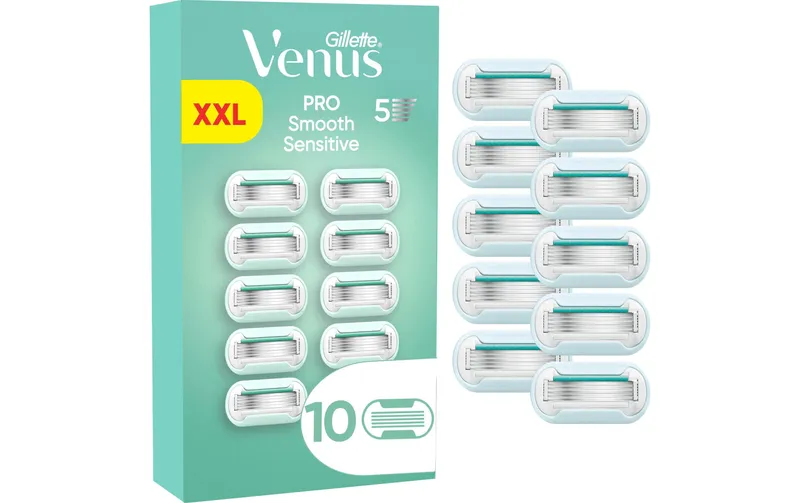 Gillette Venus Rasierklingen Pro Smooth Sensitive 10 Stück