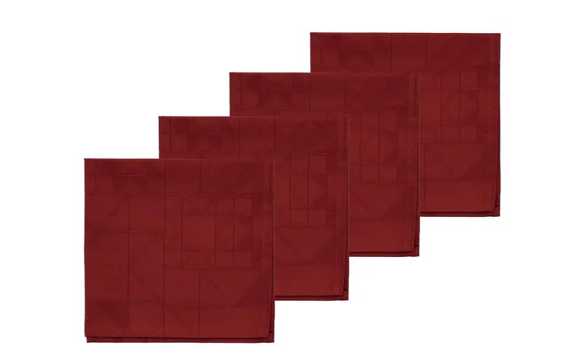 Södahl tissuserviette Star 45 cm x 45 cm, rouge