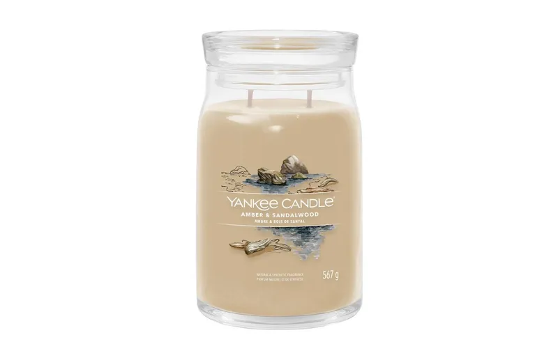Yankee Candle Signature Duftkerze Amber & Sandalwood Signature Large Jar