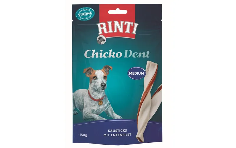 Rinti Kausticks Chicko Dent M, Ente, 150 g