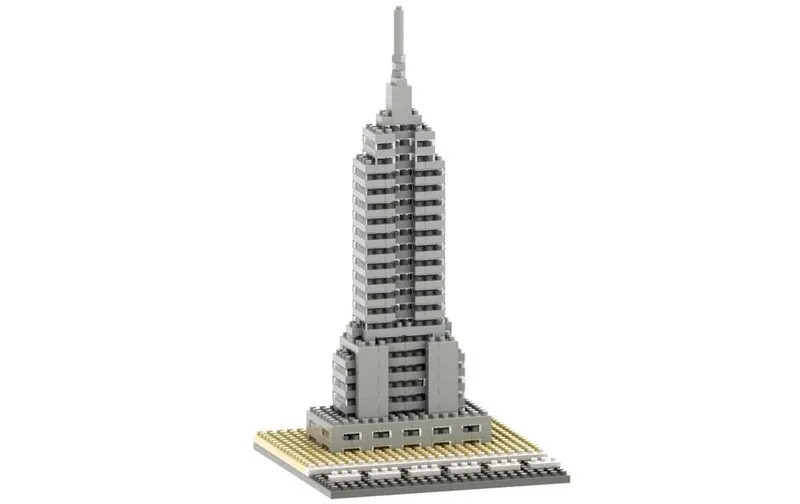 BRIXIES Bausteinmodell Empire State Building in 353 Bausteinen