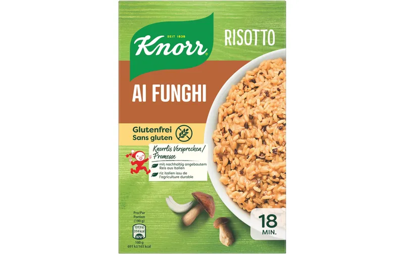 Knorr Risotto ai funghi con Pilzen