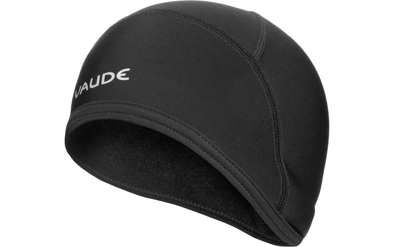 VAUDE Mütze Bike Cap Warm noir/blanc, S