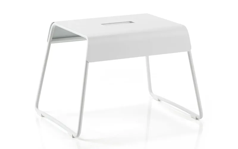 Zone Denmark Hocker Zone Stahl, bianco