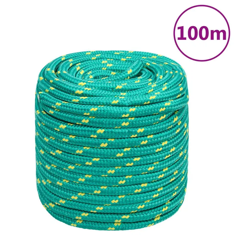 Bootsseil verde 18 mm 100 m Polypropylen