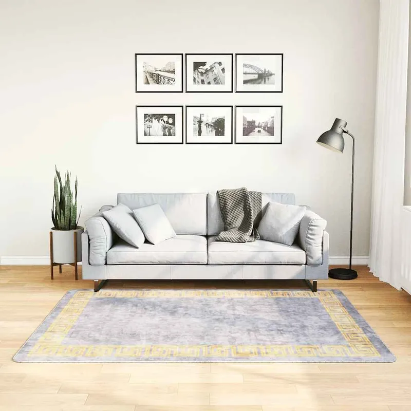 Teppich Waschbar grigio 120x180 cm