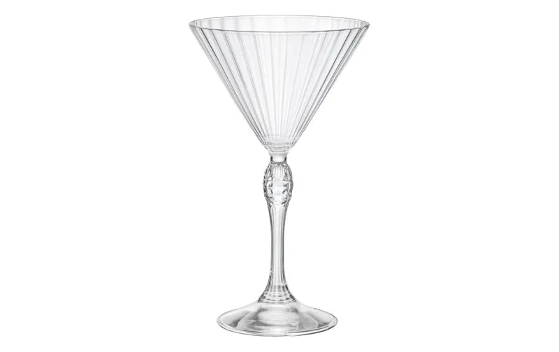 Bormioli Rocco Martiniverre America 20s 250 ml, 4 pièces, transparent