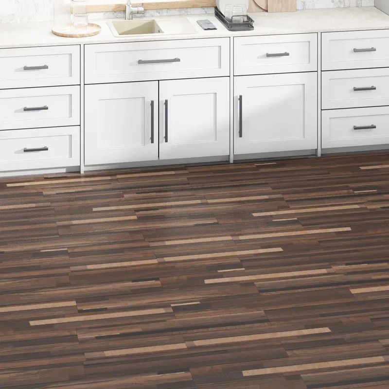 Bodenplanken Gestreiftes Braun 5,02 m² 36 Stk. PVC