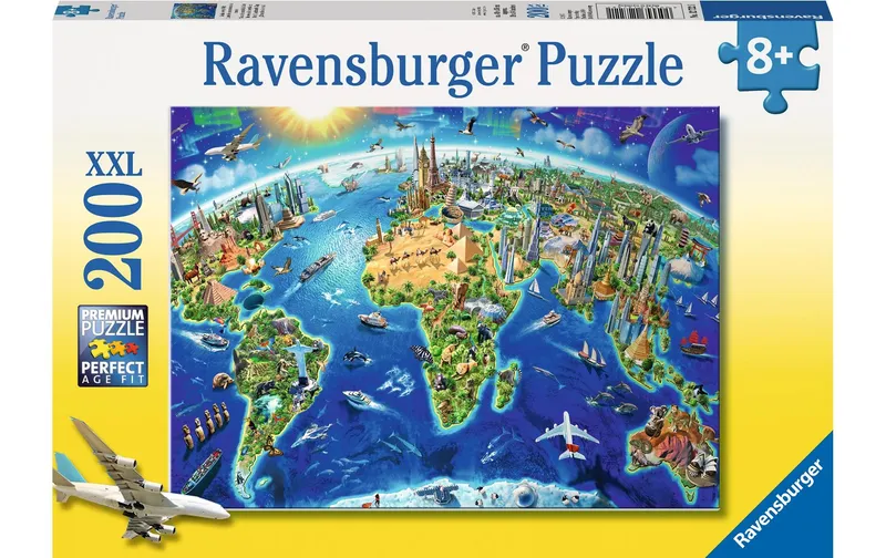 Ravensburger Puzzle Grosse, weite Welt 200 XXL Teile