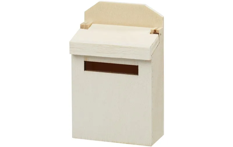 HobbyFun Mini-Utensilien Briefkasten naturale