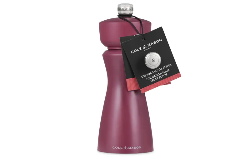 Cole&Mason Salz- ou Pfeffermühle Kenton 15 cm, Weinrot